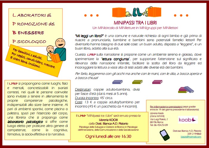 MINIpassi tra i libri